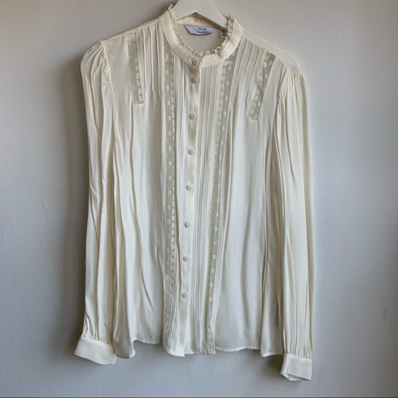 & Other Stories Tops - & other stories light lace blouse size 10 EUC